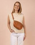 Leather Bum Bag Milo - Wild Oak Soft Grain