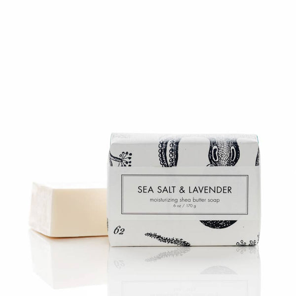 Sea Salt & Lavender Shea Butter Soap | Bath Bar