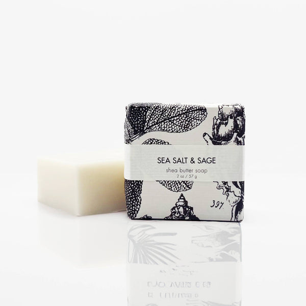 Sea Salt & Sage | Petite Shea Butter Guest Soap