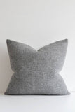 Trafalgar Double Sided Pillow | Grey/Mustard | 22” x 22”