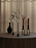 Line Candle Holder: Black