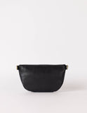 Leather Bum Bag Milo - Black Soft Grain