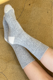 Cashmere Classic Socks - Grey Melange