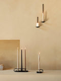 Clip Table Candle Holder: Black / 3-Arm