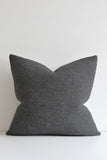 Trafalgar Double Sided Pillow | Grey/Mustard | 22” x 22”