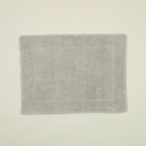 Cotton Terry Bath Mat | Light Grey