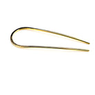 Handmade brass hair pin for the perfect updo.