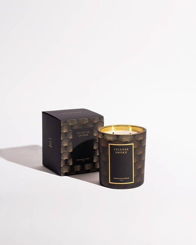 Incense Smoke Black Tie Holiday Scented Candle