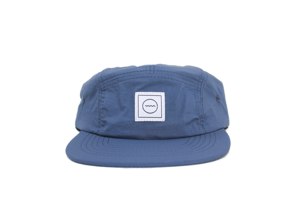 Waterproof Five-Panel Hat in Wave - Size Adult