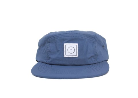 Waterproof Five-Panel Hat in Wave - Size Adult